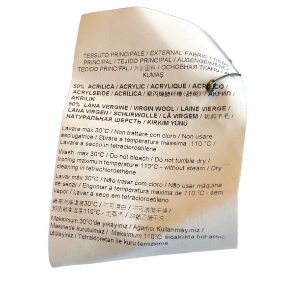 Cavalli Class Gloves Wool Grey Logo Print Knitted One Size New Tag Unisex Winter - Picture 10 of 10